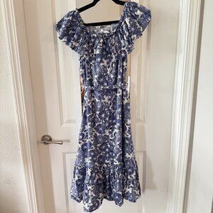Lisa Marie Fernandez Mira Dress Size 3 Color Blue White